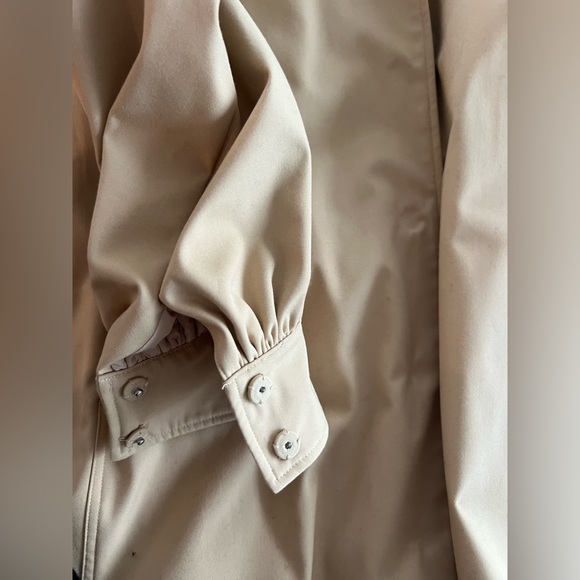 NWT Opening Ceremony Gathered Sleeve Trench Coat - Size XS - Picture 5 of 10